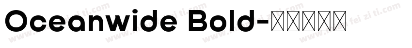 Oceanwide Bold字体转换